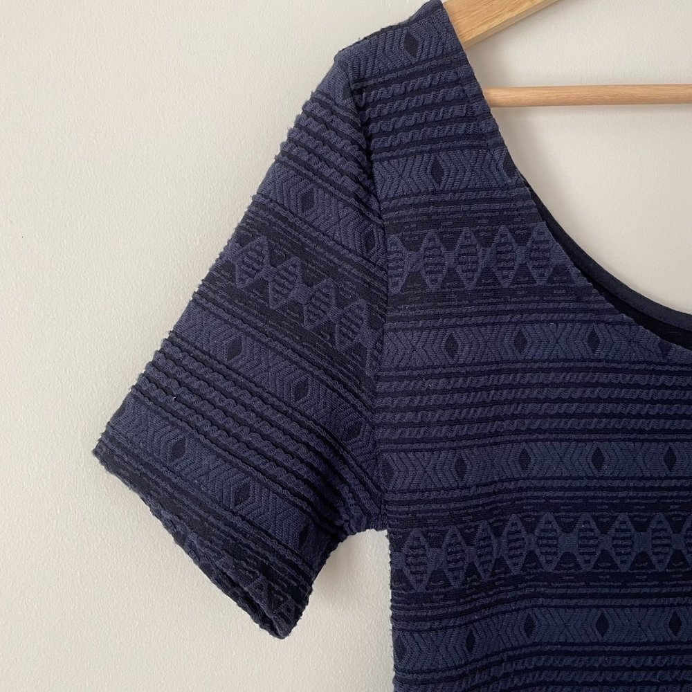✨HOST PICK✨DIVIDED Navy Patterned Mini Dress Size M (AU 12) - Picture 5 of 10